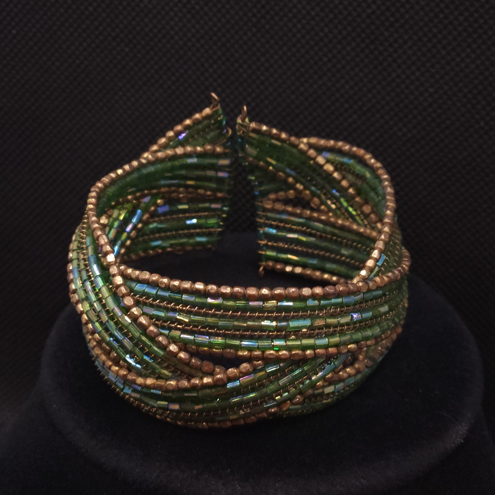 Boho Beaded Cuff Bracelets - image 6